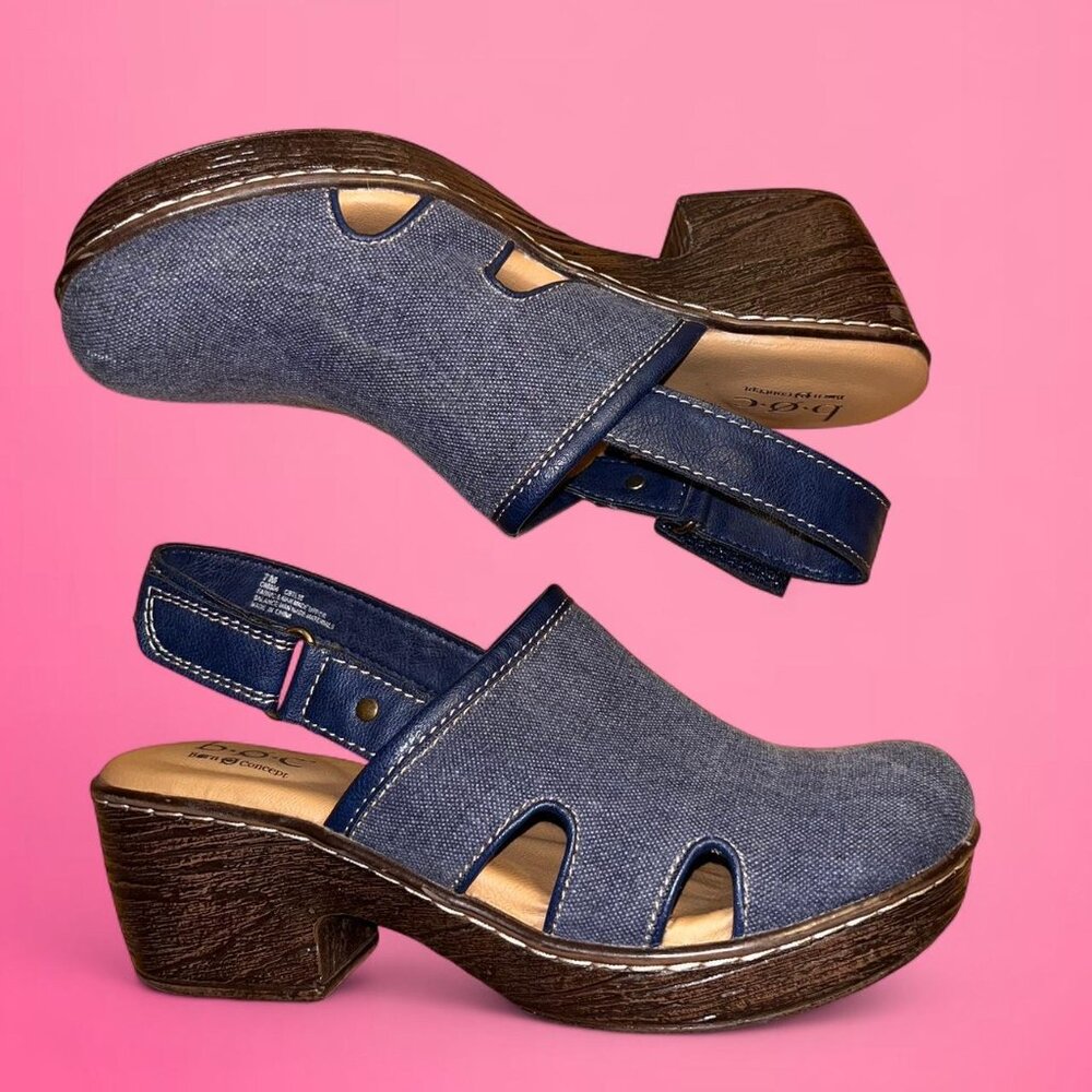 Denim clogs - image 1